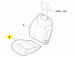 Fiat Egea ( 2015 - 2021 ) Dolgu Süngeri 55177659