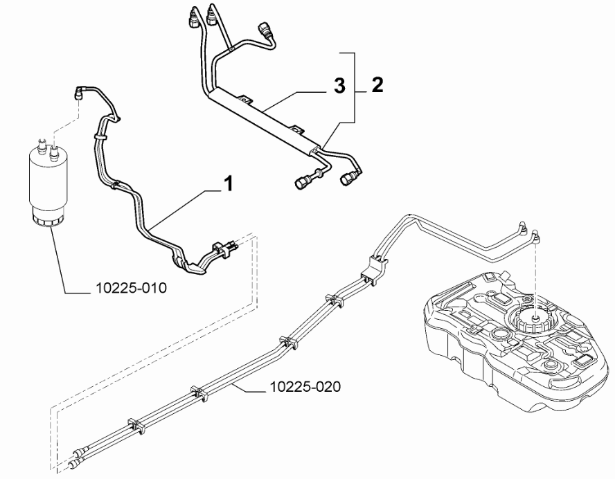 Fiat Punto ( 2009 - 2013 ) Yakıt Filtre Borusu Opar 51896918