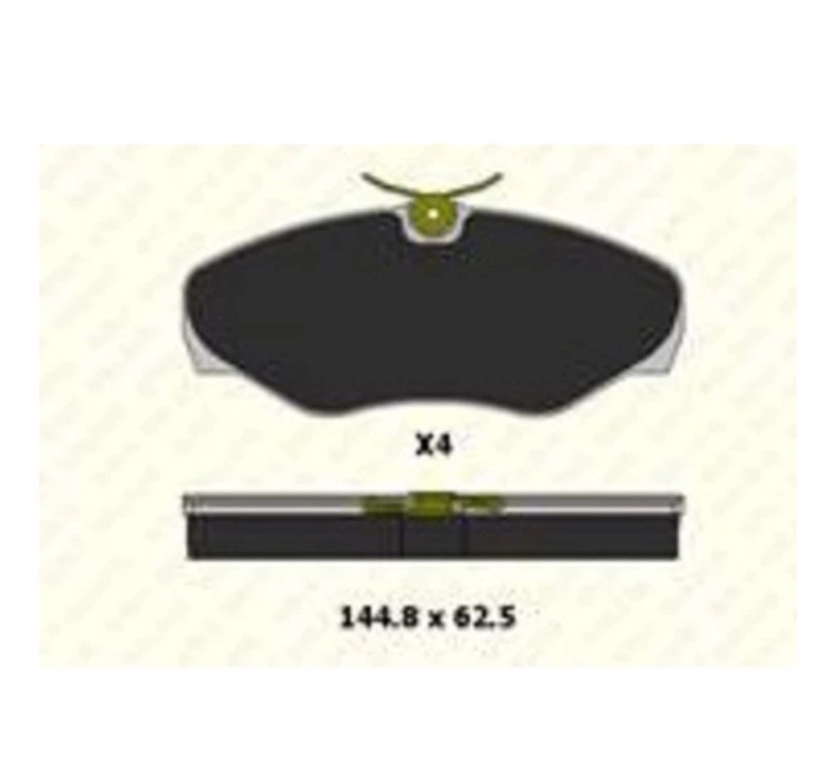 TRAFIC 2 Ön Fren Balata  | KALE 2309918414