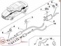 Fiat Egea Ön Egzoz Borusu OPAR 52083137