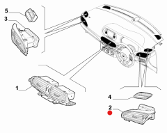 FIAT Egea Difüzör - 735650875