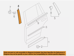 VOLVO XC90 Sol Arka Kapı Kaplaması 31688692 : 31349809
