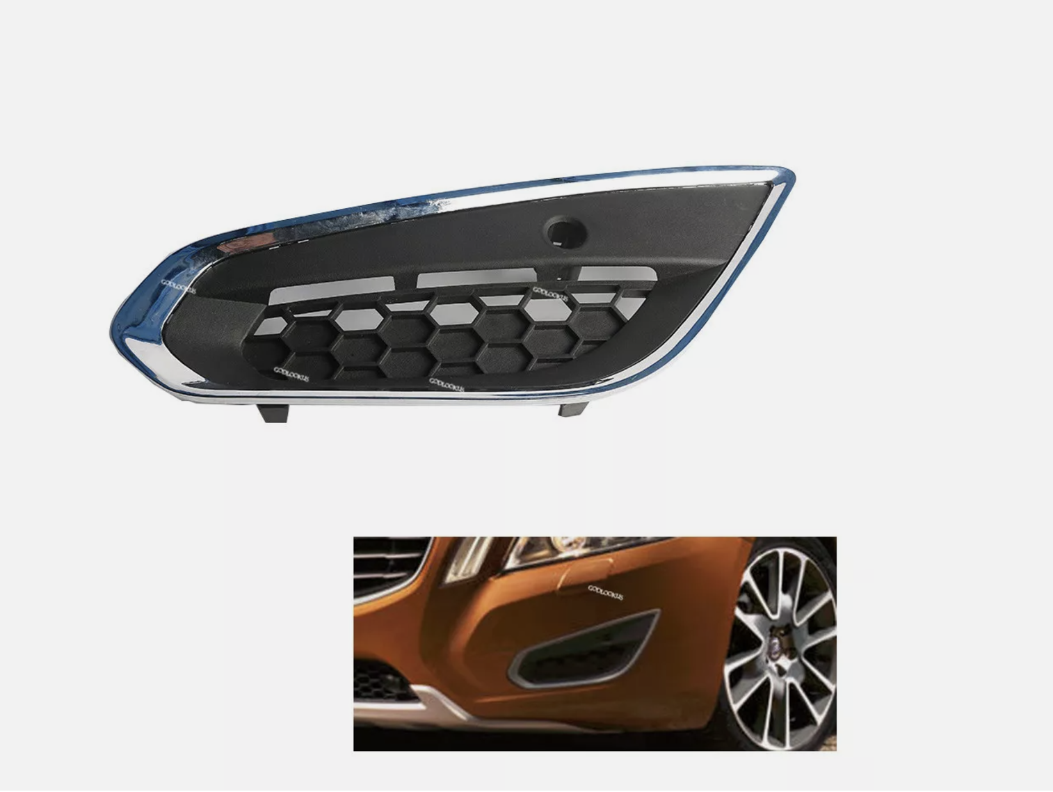 Volvo S60 Ön Sol Tampon Izgarası Kapağı 31323413