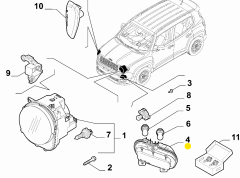 JEEP Tampon Sinyali - 52177771