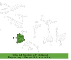 VOLVO 32298680 : 32411651  Sağ Motor Kulağı