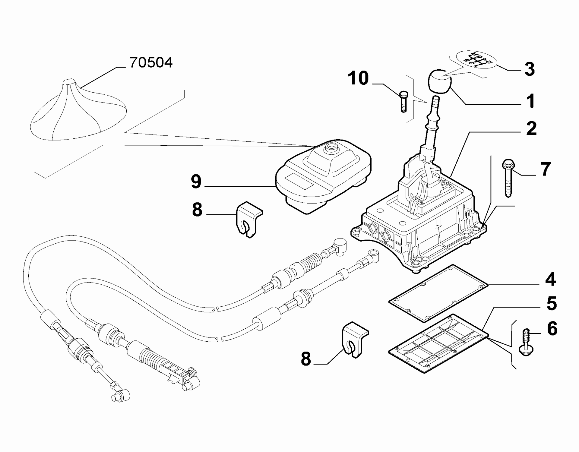 Fiat Bravo Vites Topuzu OPAR 55349621