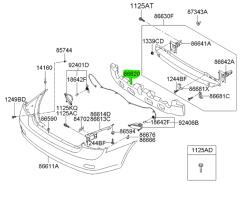 KIA Cerato Arka Tampon Darbe Emici 866202F511