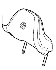 Volvo S60 S80 V70 XC90 Koltuk Başlığı 8686969