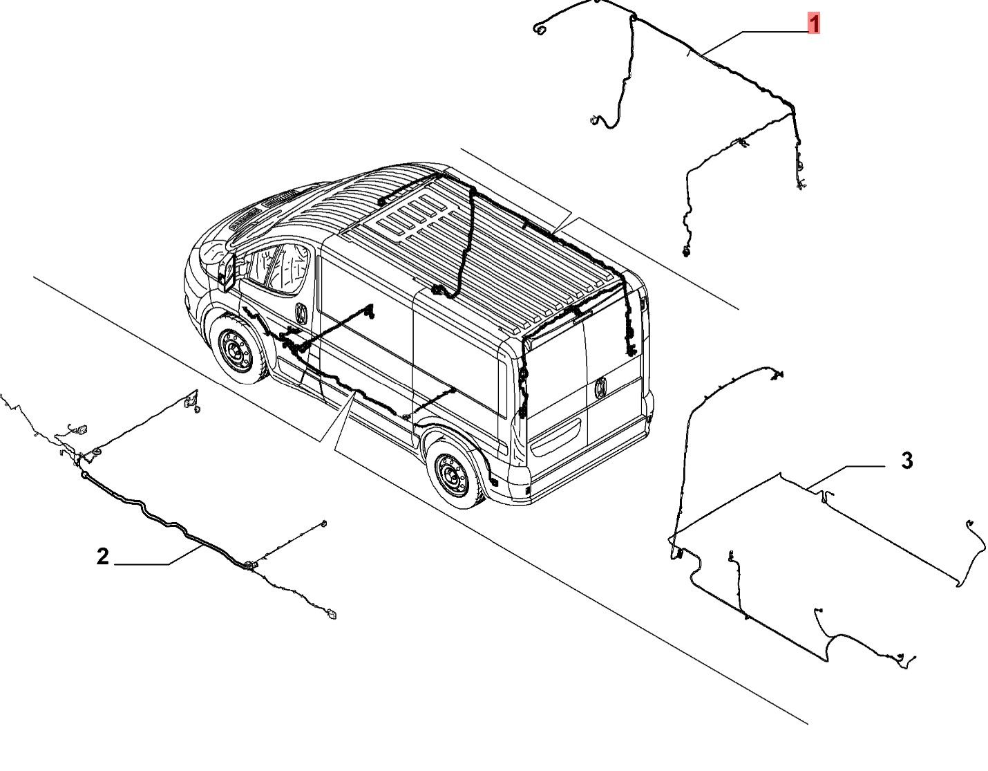 FIAT DUCATO KABLO TESISATI 1380190080