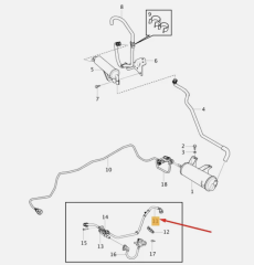 VOLVO V40 Karbon Filtre Buharlaştırıcı Borusu 31437901