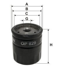 FILTRON OP629 Yağ Filtresi