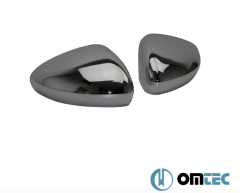 Fiat Egea Cross Ayna Kapağı 2 Prç. Abs Siyah Krom OMTEC OMTEC 2542112B 55179774