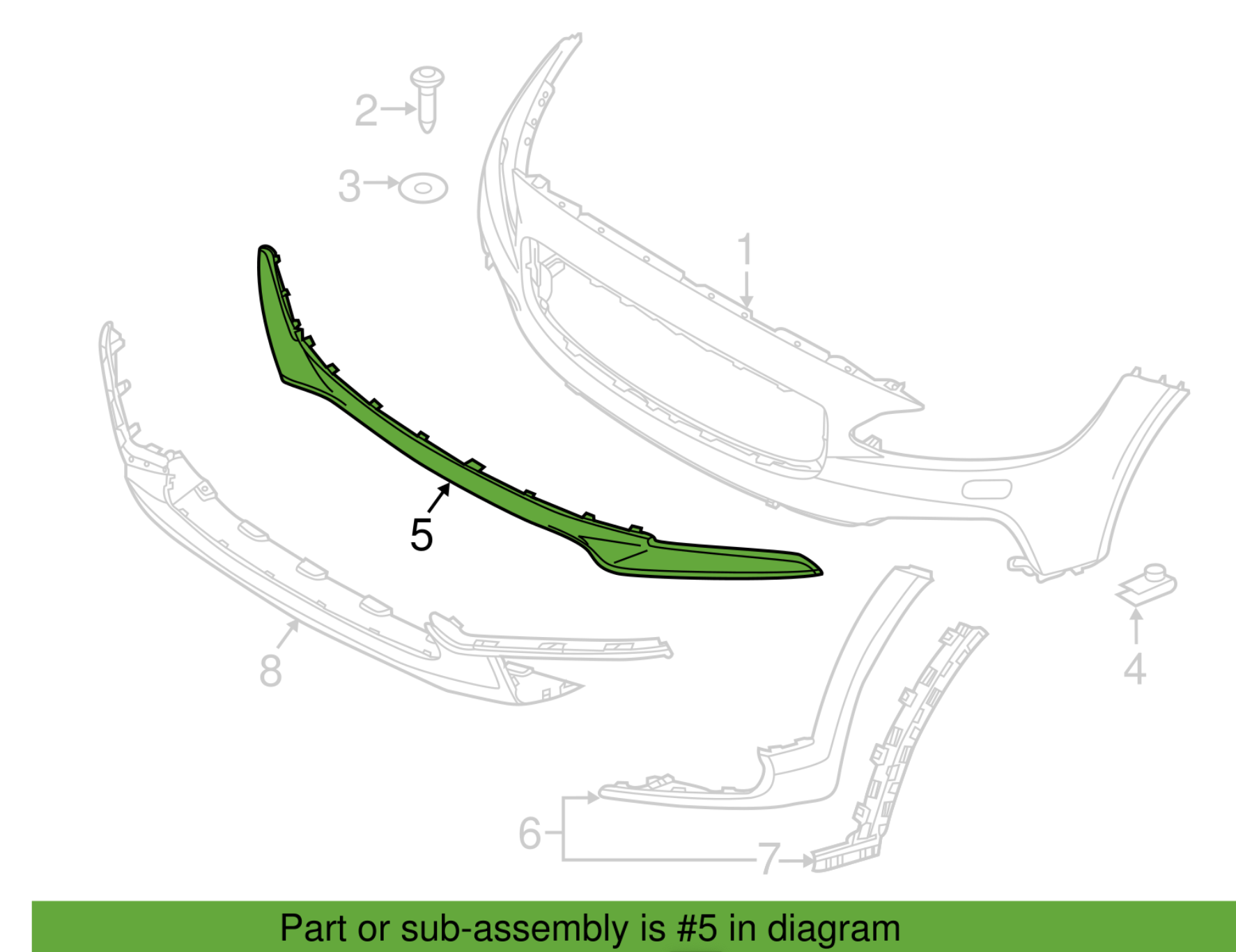 VOLVO V90 CC Ön Tampon Alt Spoyleri 39842389