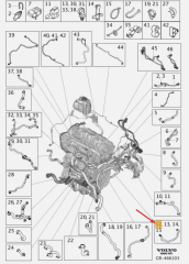VOLVO XC60 Soğutma Sistemi Hortumu 32252970