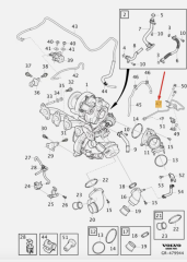 VOLVO MK2 Turbo Borusu 32253698