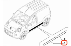 Fiorino Sol Ön Kapı Süs Çıtası 735544577