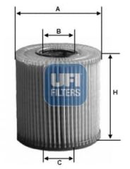 Yağ Filtresi  | UFI 2504900
