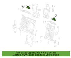 VOLVO Koltuk Sırt Kilidi (Arka) 31379169