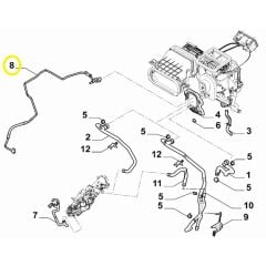 OPAR 46857431 Fiat Ducato Esnek Boru, Klima