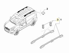 Fiat Doblo III Port Bagaj Tapa OPAR 55174368