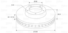 FIAT PEUGEOT CITROEN Ön Fren Disk  0986479R86