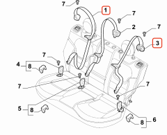 Egea Arka Emniyet Kemeri OPAR 735695425