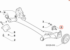 Fiat 500 Egea Arka Sağ Porya Kafası OPAR 52221032