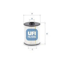 UFI 2522800 Yağ Filtresi ( Euro 6 ) 73504476