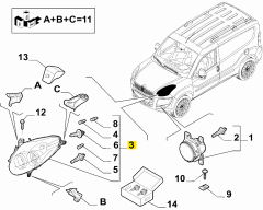 FIAT OPEL Far 505309