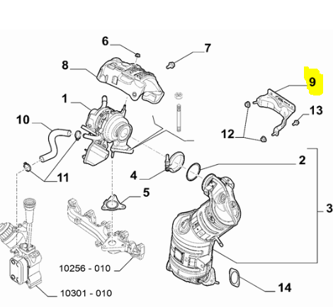 Fiat 1.3 Katalizör Bağlantı Ayağı 55249466