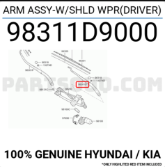 KIA Sportage Ön Sol Silecek Kolu 98311D9000