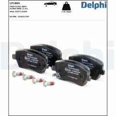 DELPHI LP1865 ÖN FREN BALATASI 	 4711040 / 	 410604775R