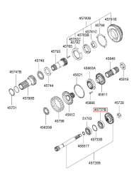 KIA HYUNDAI Sorento Santa Fe Şanzıman Rulmanı 458293B400