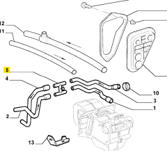 FIAT Kalorifer Dağıtıcı Valfi  46532705
