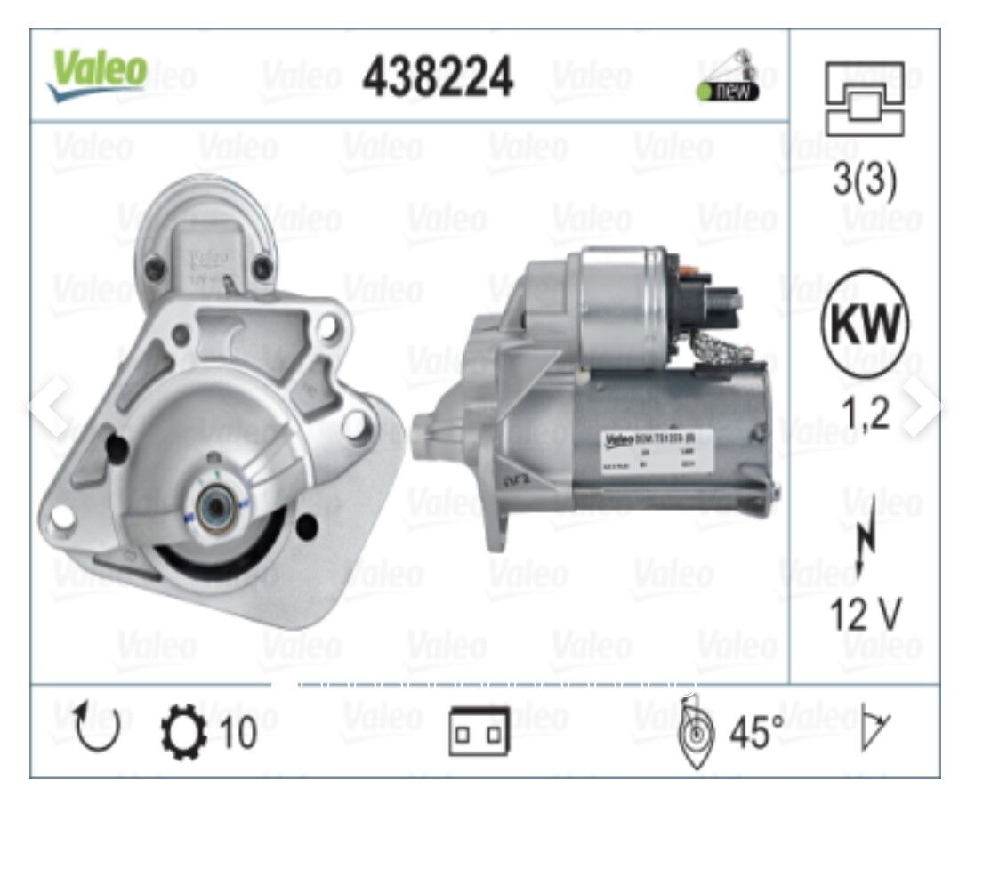 VALEO 446770  MARŞ MOTORU 233003329R CLIO II-III   1.5 dCi