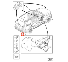 VOLVO Arka Kamera Kablo Demeti 31470428 : 31428094