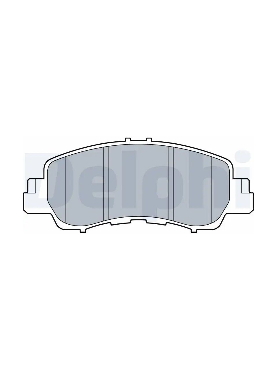 DELPHI LP3571 ÖN FREN BALATASI 4605B607