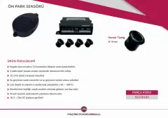 Fiat Egea Ön Park Sensörü Set OPAR 55176103