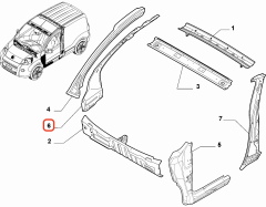 Fiat Fiorino Ön Sol Cam Direk 1373227080 - 52121636