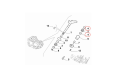 OPAR 55274386 FİAT FİORİNO, DOBLO, EGEA, PUNTO, 500 VİTES BURÇU