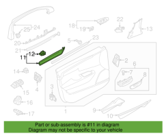 VOLVO S90 Sağ Ön Kapı Döşeme Kalıbı 31490053