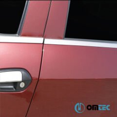 OMTEC 2508141 Fiat Linea Aksesuar Cam Çıtası (Parlak) (2007-2018) 55176161