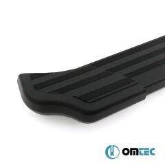 OMTEC 2524940B Arka Koruma Elegance (Siyah) Alu. - Fiat Doblo - MVN 263 - (2010-2021)