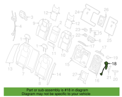 VOLVO V60 XC60 Arka Sağ Katlanır Koltuk Mandalı 31467648