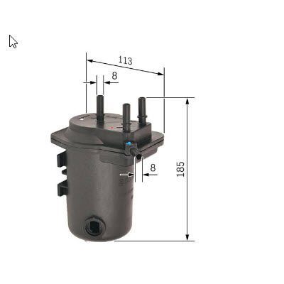 BOSCH 09864B2023 / 0450907011 CLİO 2 Yakıt Filtresi