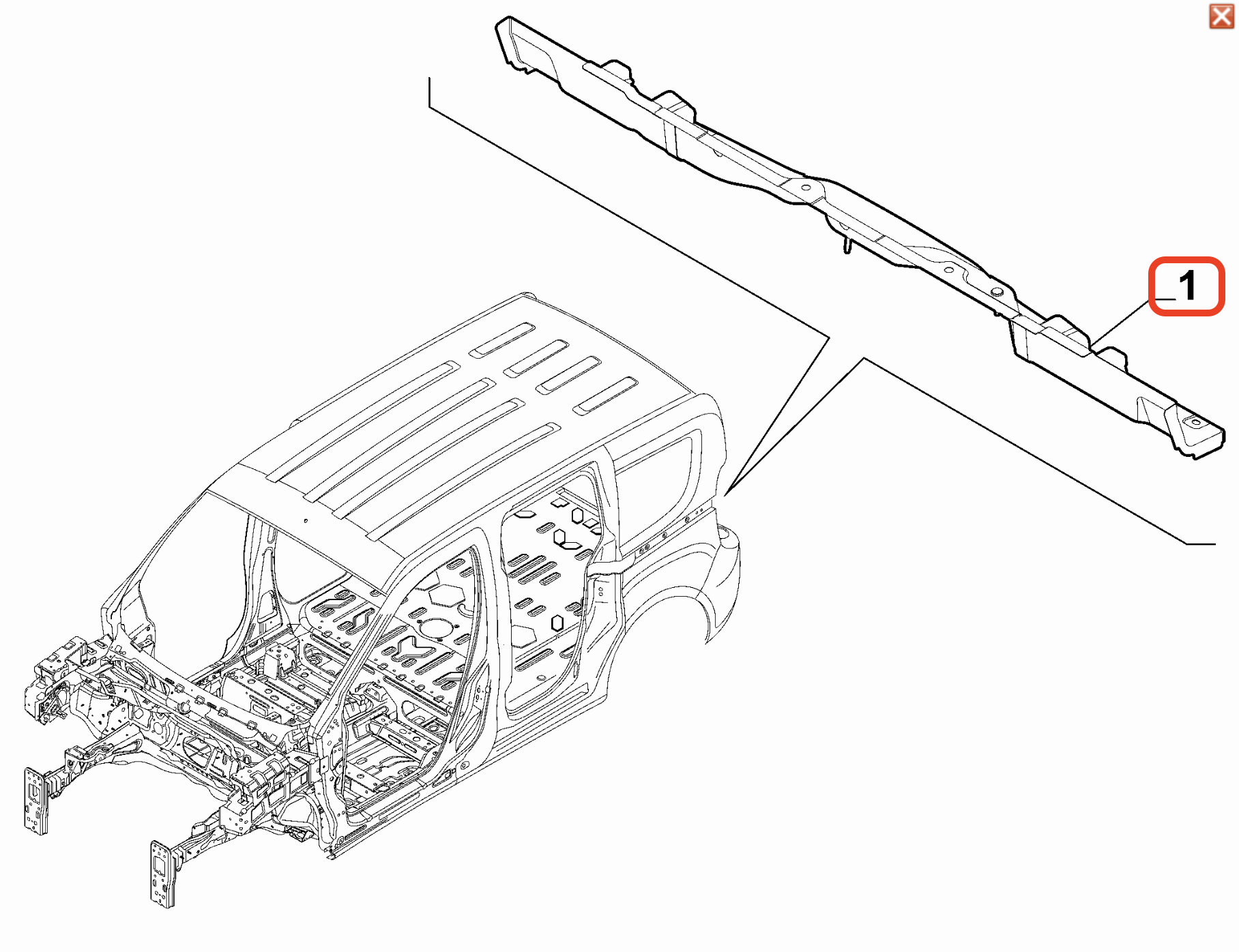 Fiorino Arka Taban Sacı 51941309 - 52121639