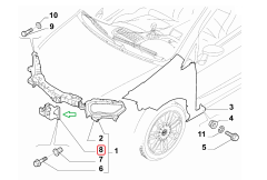 Fiat Linea Motor Kaput Kilit Karşılığı 51811772