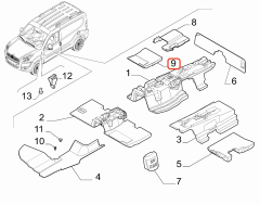 Fiat Doblo Sol Tavan Altı İzalatörü OPAR 51840489