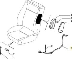 Doblo Yan Hava Yastığı Kablosu 46780778