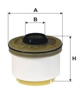 BOSCH F026402115 Hilux Yakıt Filtresi 23390-0L010